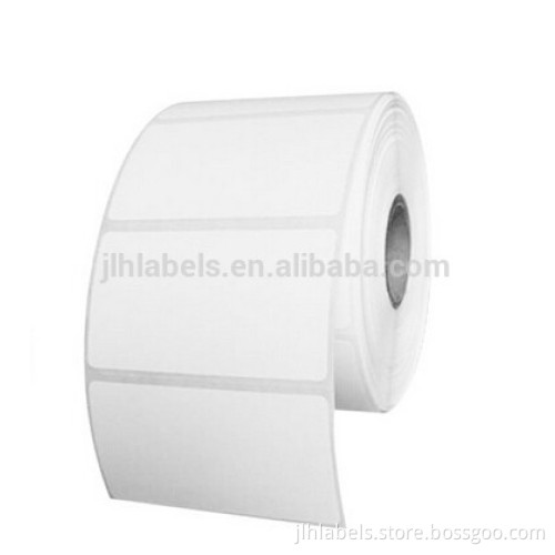 Direct Thermal Labels, 2 1/4 x 1 1/4 Inch, White, Roll, Permanent Adhesive, Perforations Between Labels, 1000 per Roll,12 Rolls